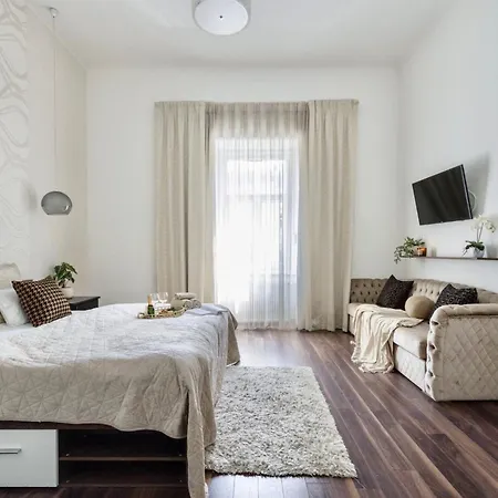 Luxe 2br With View On The St Stephen Road 아파트 부다페스트